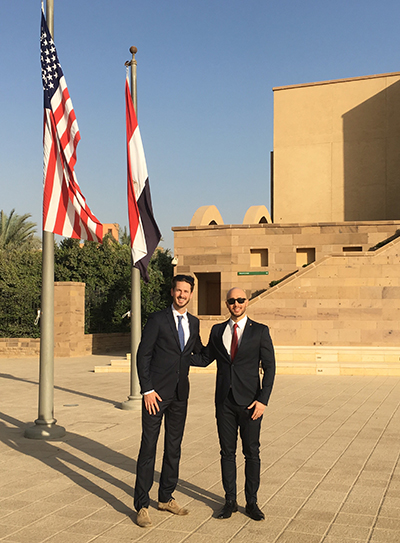 Broce and Bell in Cairo