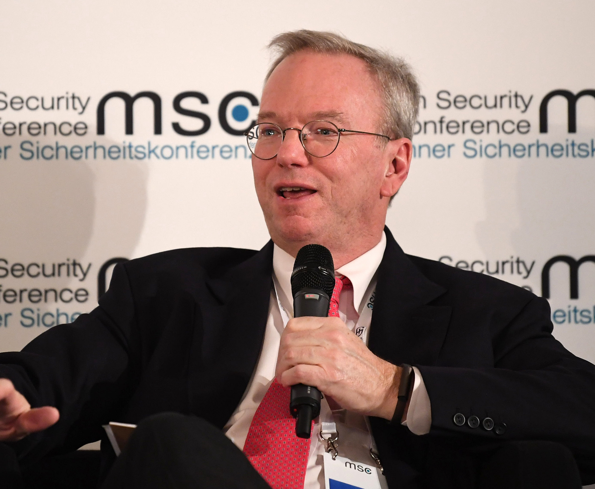 Eric Schmidt. Photo:&nbsp;Hecker / MSC, CC BY 3.0 DE, via Wikimedia Commons.