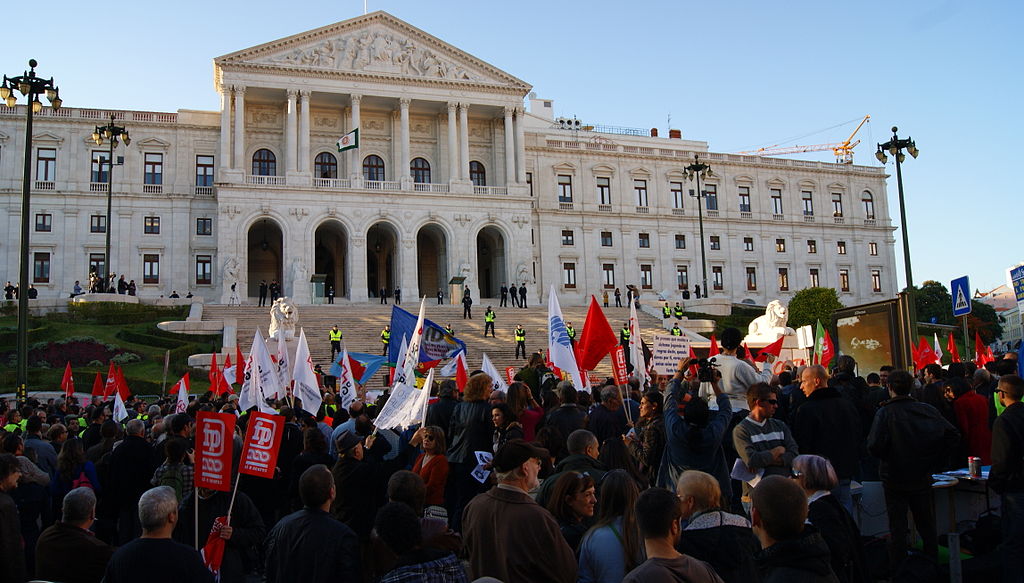 Austerity Protest in Lisbon, Portugal, November 2011. Image credit: E10ddie