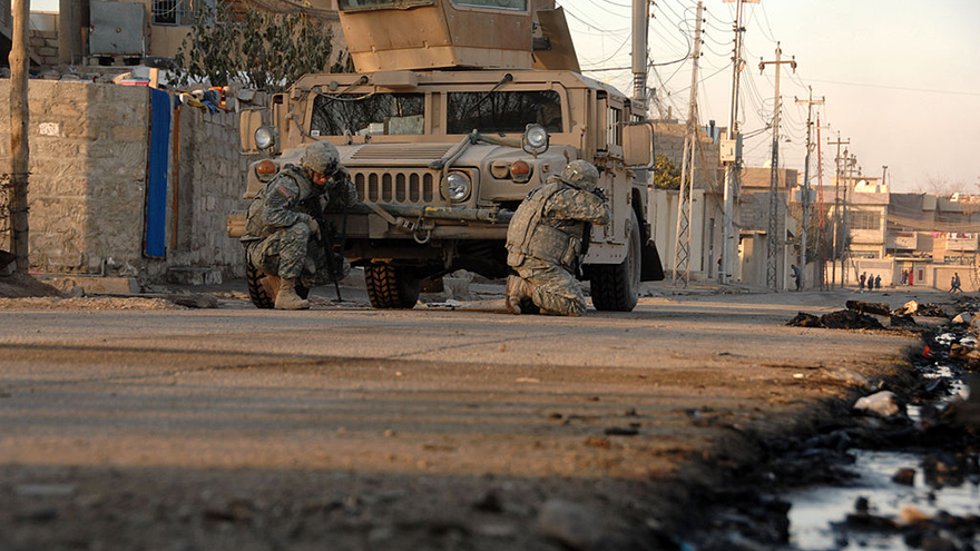 US soldiers in Mosul