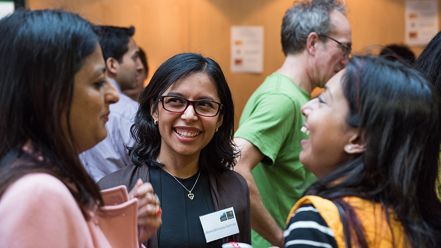 Students at the 2015 welcome event