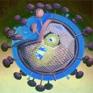 Image source: HIV Particle, AJ Cann Flickr