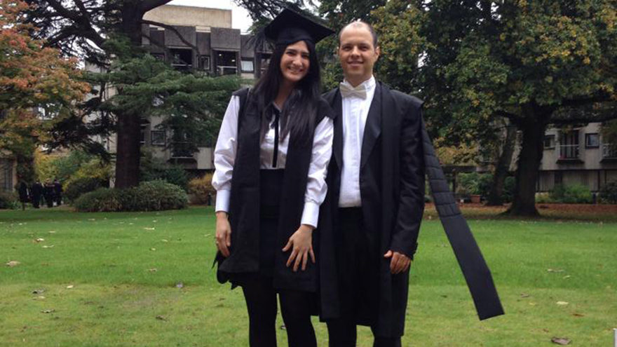 BSG students Juan David and Diana