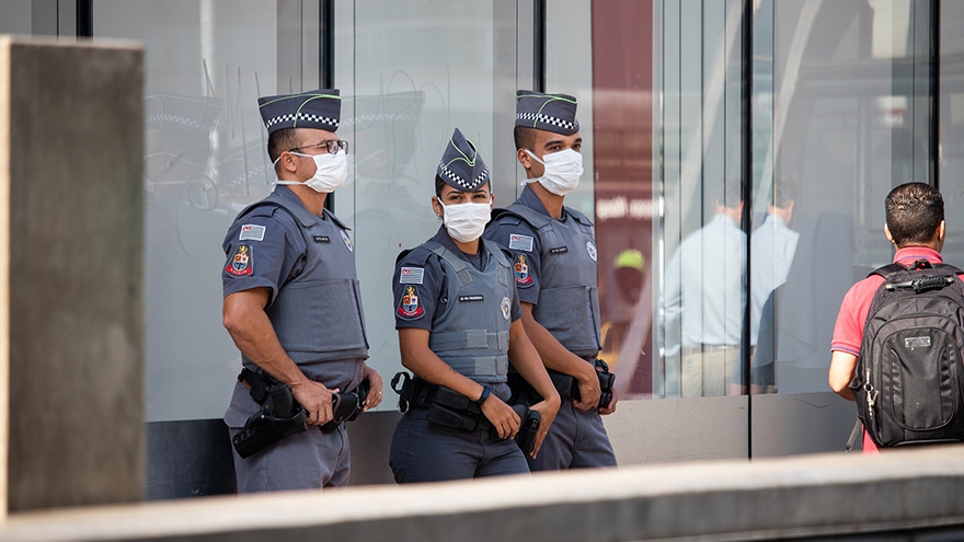 Police in Brazil