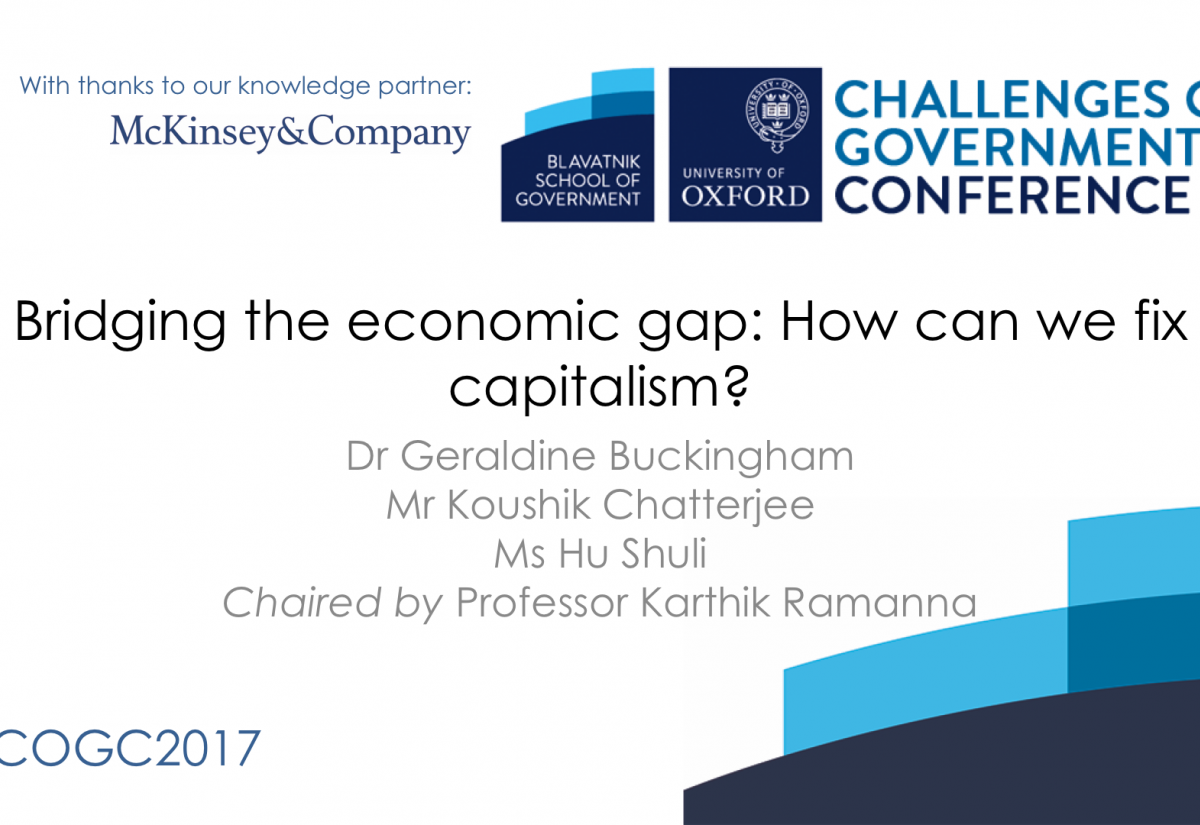 Bridging the economic gap: How can we fix capitalism?