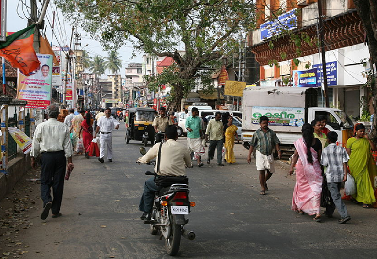 A street in Thiravananthapuram
